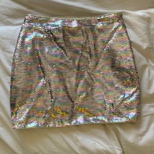 Urban Outfitters Sequin Mini Skirt